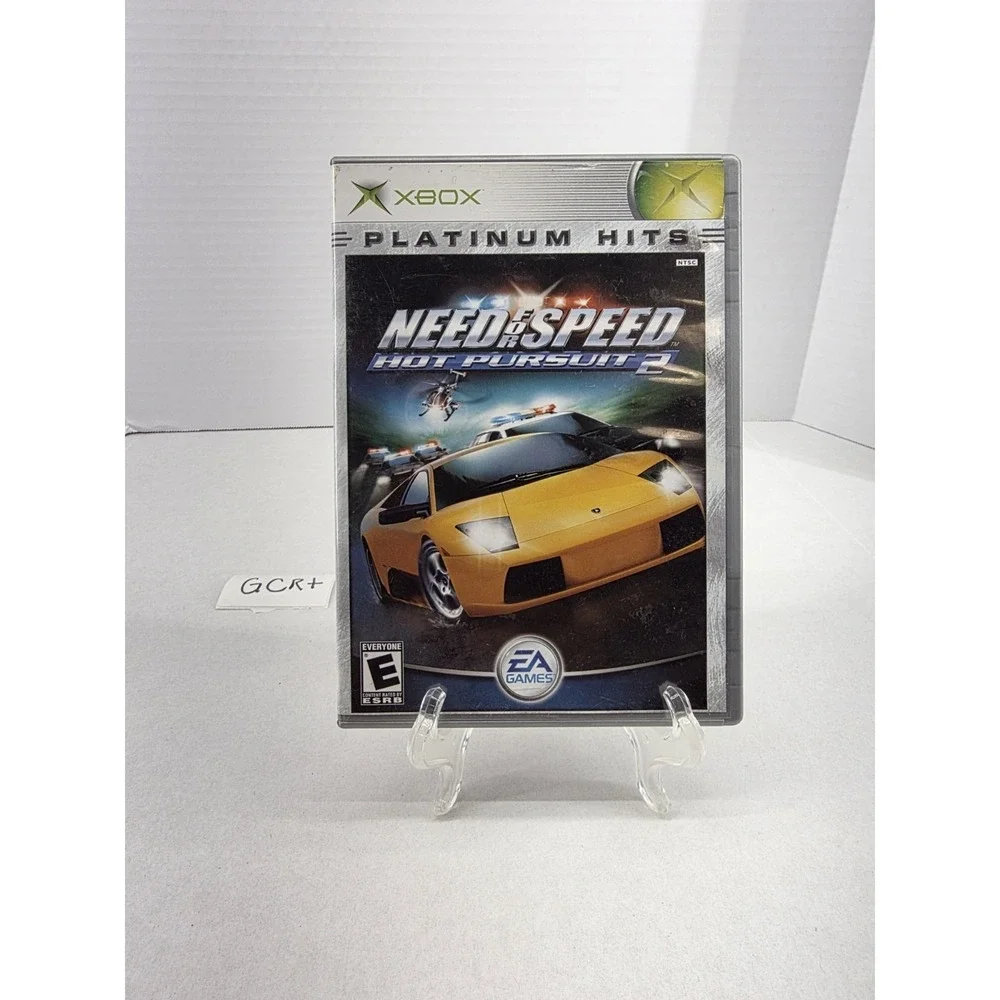Need for Speed: Hot Pursuit 2 Platinum Hits (Microsoft Xbox, 2003) CIB